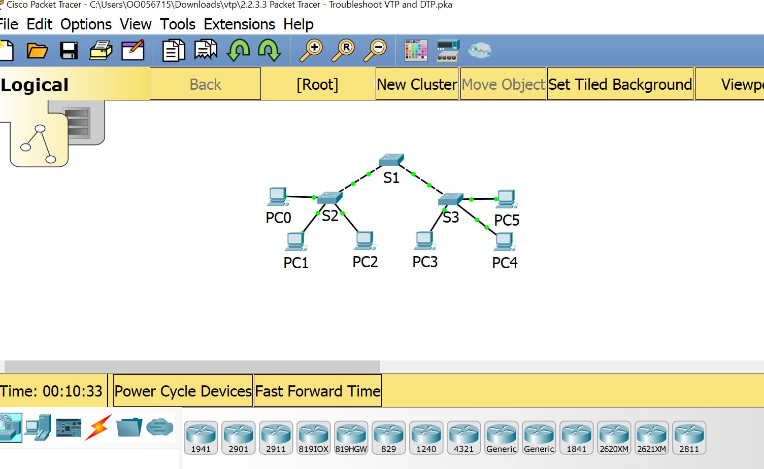 cisco network troubleshooting packet tracer labs free